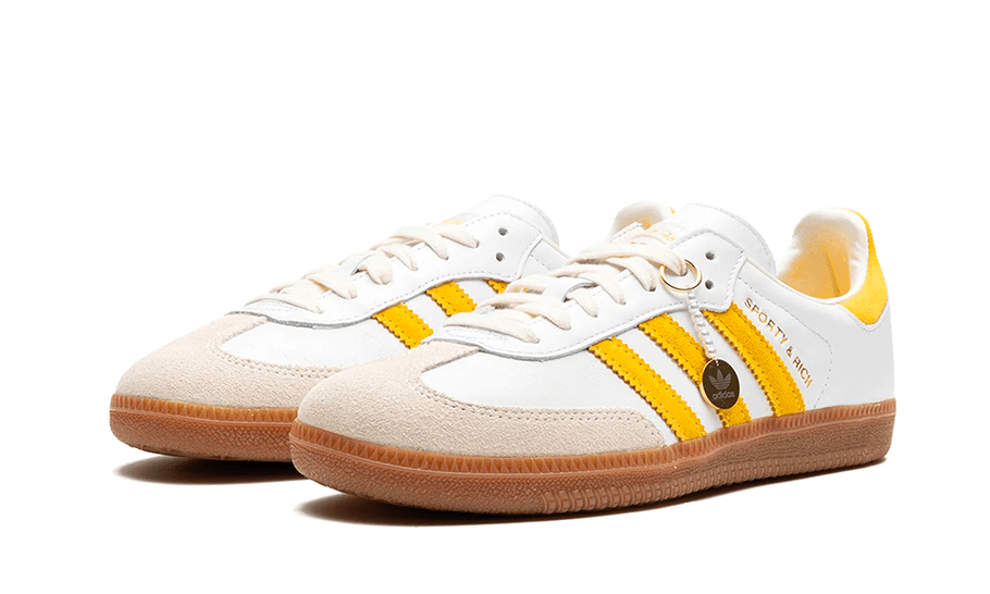 Adidas Samba OG Sporty & Rich White Bold Gold SKU : IF5661Blue Express garantisce l'autenticità dei prodotti. Adidas Blue Express