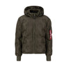 Alpha Industries Alpha Industries Hooded Logo Puffer | Blue Express
