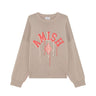 Amish Supplies PULLOVER FRAY IN COTONE CON LOGO stone bubblegum | Blue Express