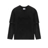 Amish Supplies T shirt ls double stone black | Blue Express