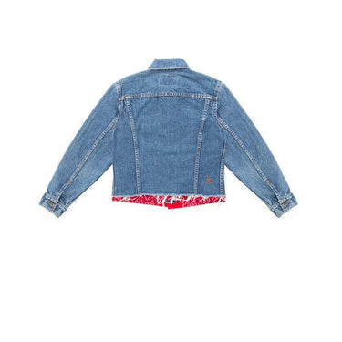 HTC LOS ANGELES GIACCHE Bandana Denim Jacket
