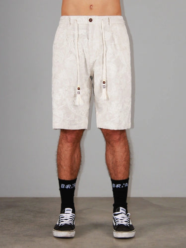 Bermuda con ricamo paisley