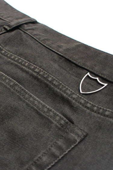 htc los angeles PANTS STRAIGHT MEN DENIM BLACK BULL