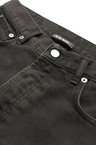 htc los angeles PANTS STRAIGHT MEN DENIM BLACK BULL