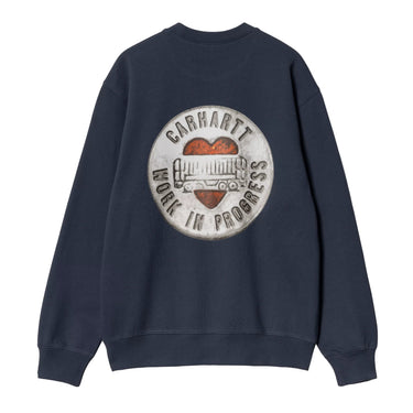 Carhartt WIP Button Sweatshirt | Blue Express