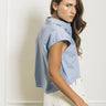 BERNA Camicia crop fit senza maniche | Blue Express