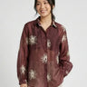 BERNA Camicia in mussola con fiori ricamati | Blue Express