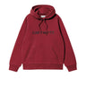 Carhartt WIP Hooded Carhartt Sweatshirt scarlet | Blue Express