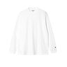 Carhartt WIP LS Base T-Shirt White Black | Blue Express