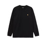 Carhartt WIP LS Chase T-Shirt black gold | Blue Express