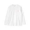 Carhartt WIP LS Chase T-Shirt white gold | Blue Express
