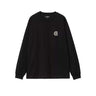 Carhartt WIP T-SHIRT LS Mind Your Head T-Shirt black