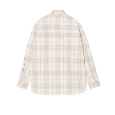 Carhartt WIP CAMICIE LS Wilber Shirt Wilber Check, Natural