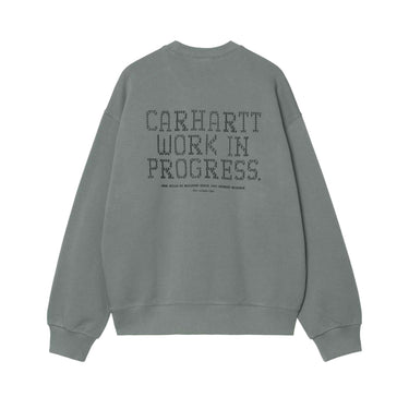 Carhartt WIP FELPE Punched Sweatshirt velvet green