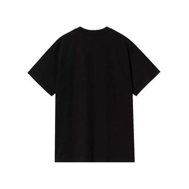 Carhartt WIP SS Script Embroidery T-Shirt Black White | Blue Express