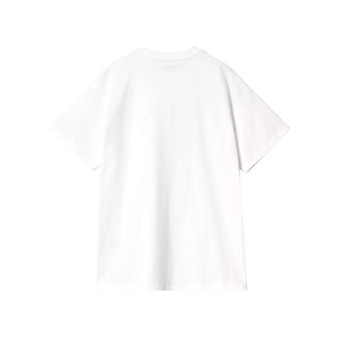 Carhartt WIP SS Script Embroidery T-Shirt White Black | Blue Express
