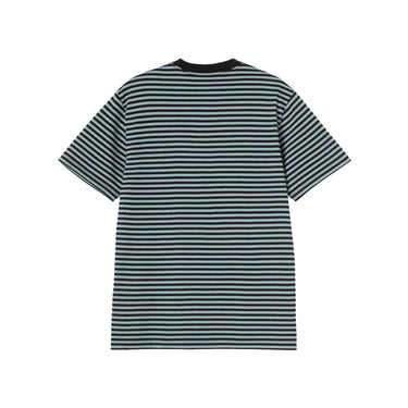Carhartt WIP SS Verner Pocket T-Shirt verner stripe black | Blue Express