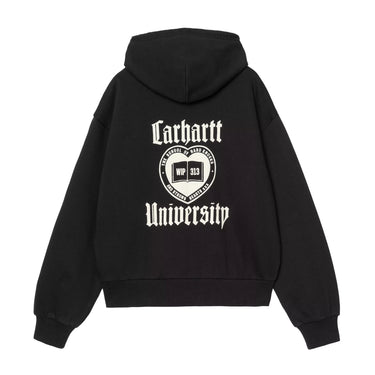 Carhartt WIP W' Hooded Schooling Jacket black stone | Blue Express