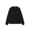 Carhartt WIP W' LS Heart Patch T-Shirt black red | Blue Express