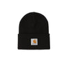 Carhartt WIP CAPPELLI acrylic watch hat black