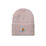Carhartt WIP CAPPELLI acrylic watch hat glassy pink heather
