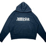 Amish Supplies Hood Sweater Logo Gothic Pigment | Blue Express