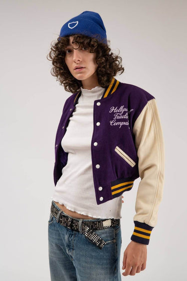 Hollywood Trading Company giacca COLLEGE - EMBROIDERY WOMAN