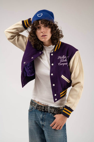 Hollywood Trading Company giacca COLLEGE - EMBROIDERY WOMAN