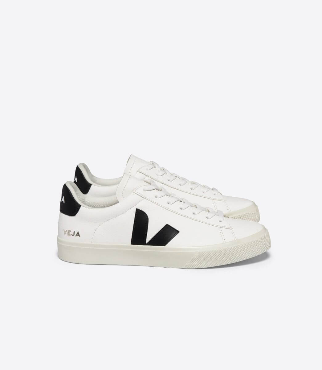 Veja Campo Chromefree Leather White Black