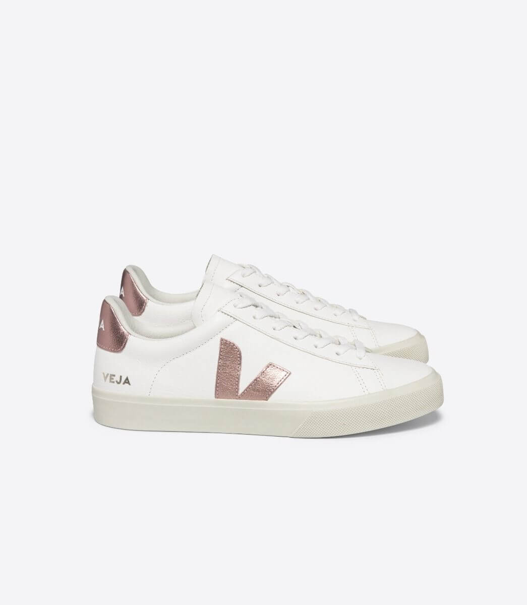 Veja Campo Chromefree Leather White Nacre