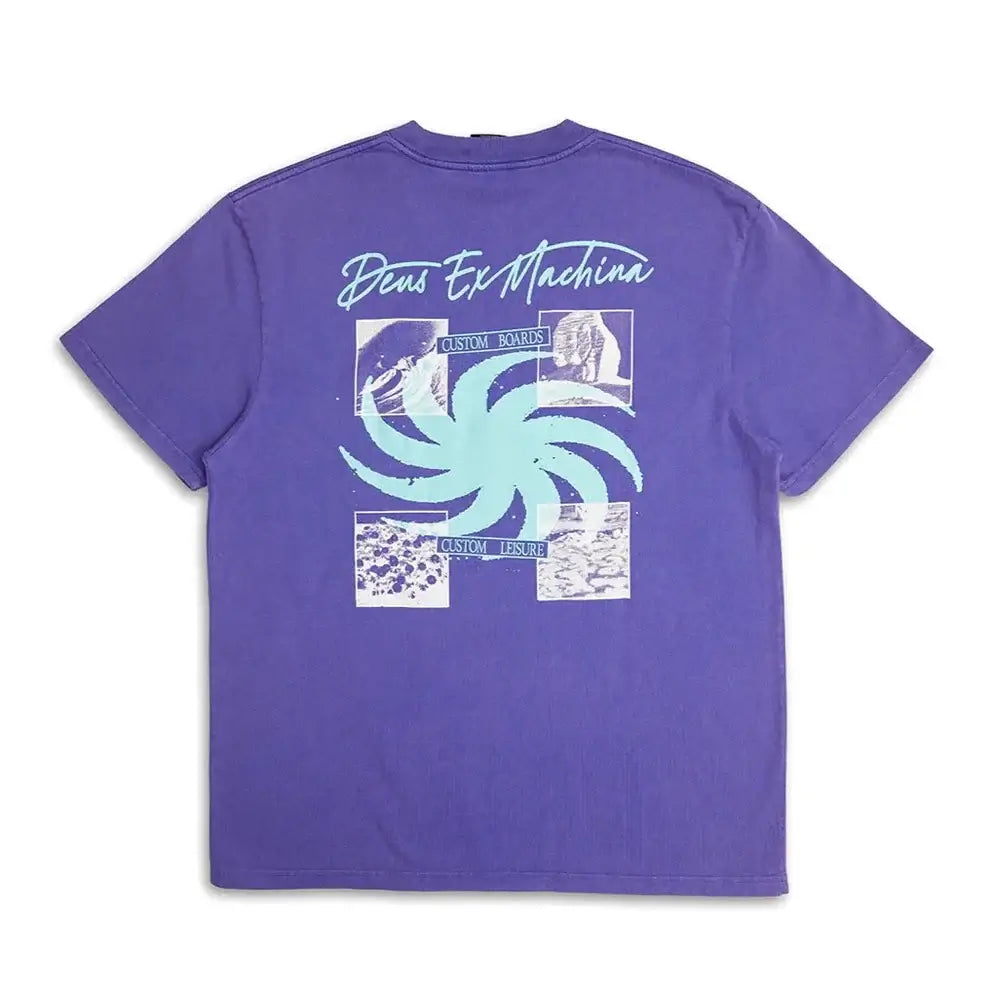 Deus Custom Leis Tee Blue Express