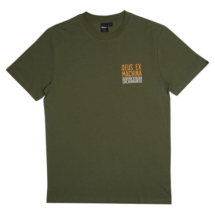 Deus 356 Beam Tee - Loden Green Blue Express