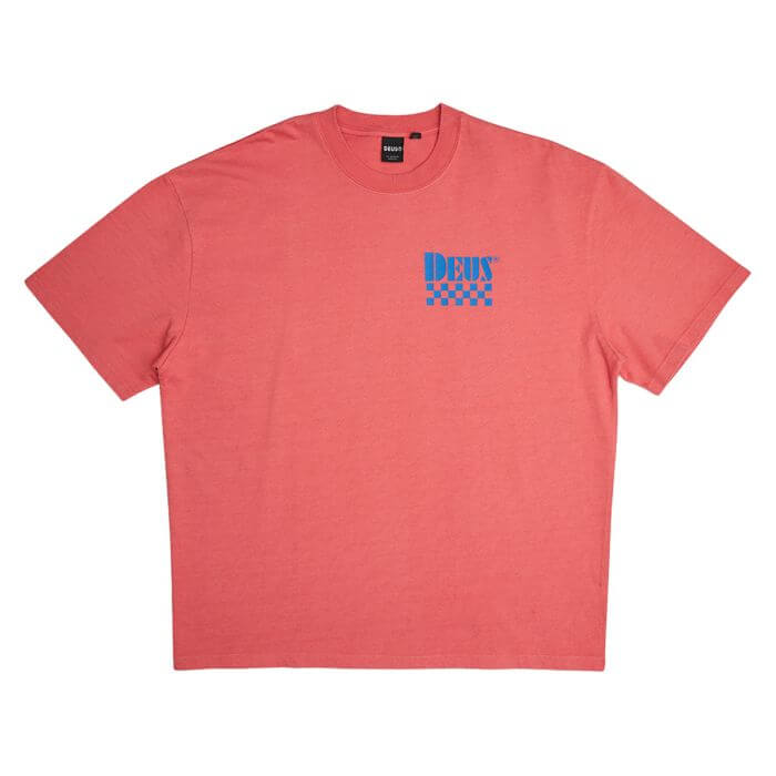 Deus Trip Tee - Raspberry Blue Express