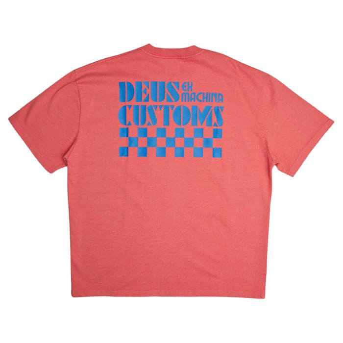 Deus Trip Tee - Raspberry Blue Express