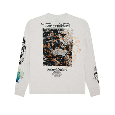 Deus Ex Machina MAGLIERIA migration ls tee Lg grey marle