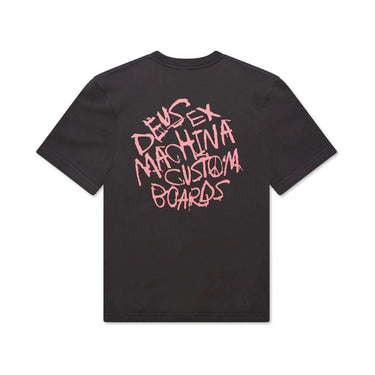 Deus Ex Machina scrambler tee Anthracite | Blue Express