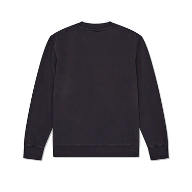 Deus Ex Machina FELPE shield garment dyed crew Black