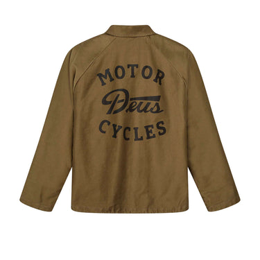 Deus Ex Machina OUTERWEAR silos mechanic jacket Bronze brown