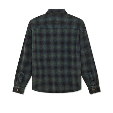 Deus Ex Machina CAMICIE too busy to work check shirt Black check