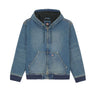 DICKIES Hilham Hooded Denim Jacket khaki tinted blue | Blue Express