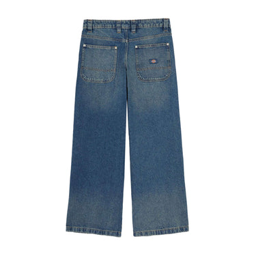 DICKIES Straight and loose Mechanic jeans tinted blue | Blue Express