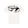 DIESEL T-SHIRT t-boxt-n14 white