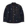 EVISU Embroidery Denim Shirt Jacket Indigo | Blue Express