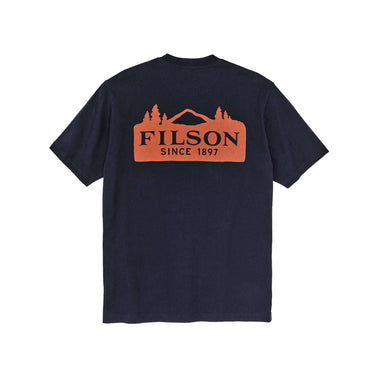 FILSON T-SHIRT FRONTIER LOGO T-SHIRT night sky scenic