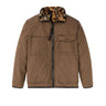 FILSON OUTERWEAR REVERSIBLE FLEECE JACKET brown night