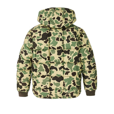 FILSON OUTERWEAR WAXED DOWN JACKET tundra shrub camo