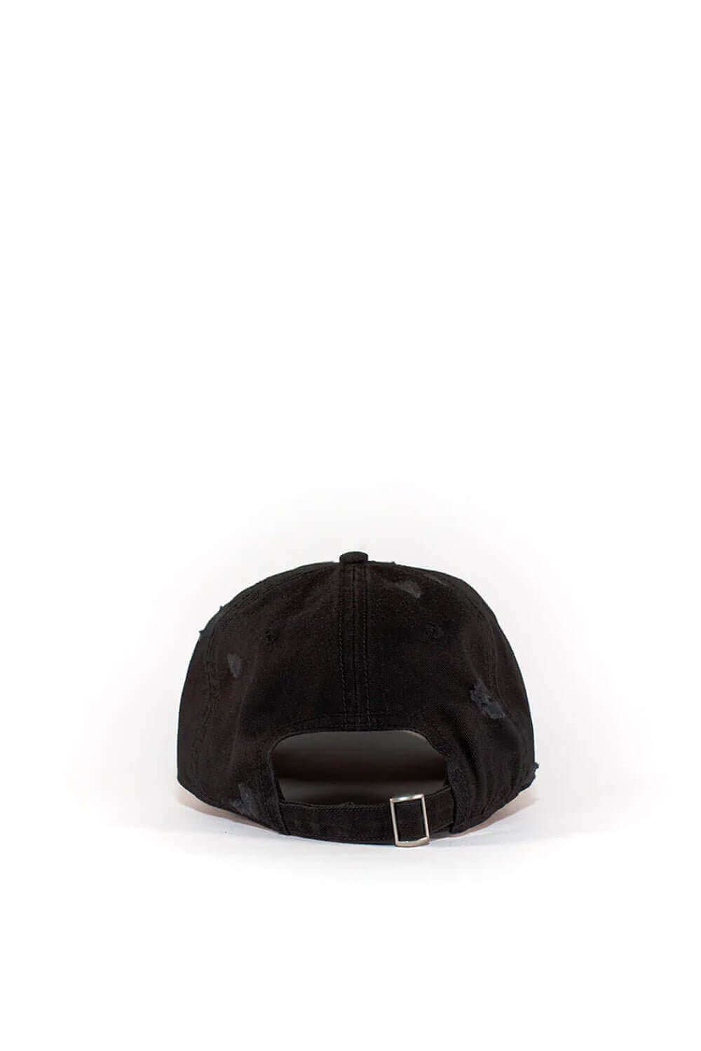 HOLLYWOOD T.C. BLK CAP Baseball cap with preformed peak, round crown with eyelets, Hollywood TC embroidered on the front, adjustable strap on the back. One size fits all. 100% cotton. HTC LOS ANGELES