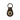 Hollywood Trading Company Studded Keyring Blue | Blue Express