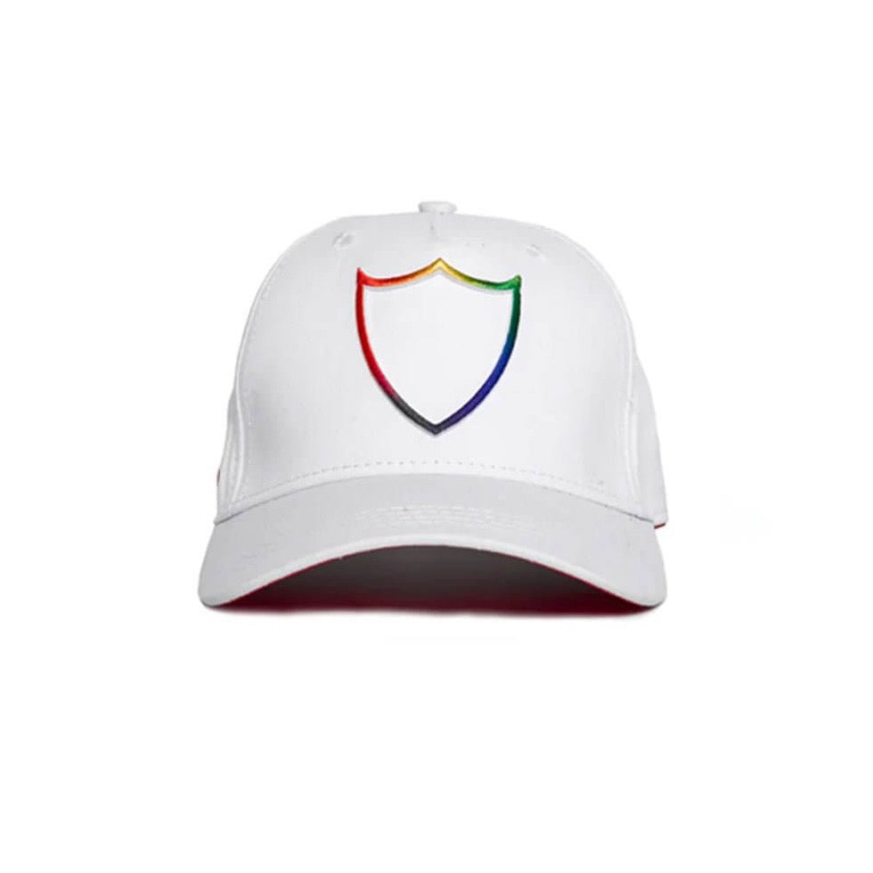 HTC RAINBOW BASEBALL CAP Baseball hat, HTC rainbow logo embroidered on the front. One Size. 100% Cotton. HTC LOS ANGELES