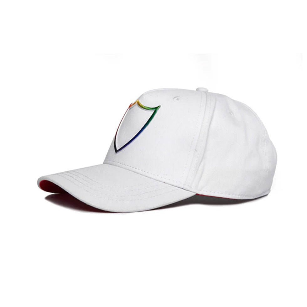 HTC RAINBOW BASEBALL CAP Baseball hat, HTC rainbow logo embroidered on the front. One Size. 100% Cotton. HTC LOS ANGELES